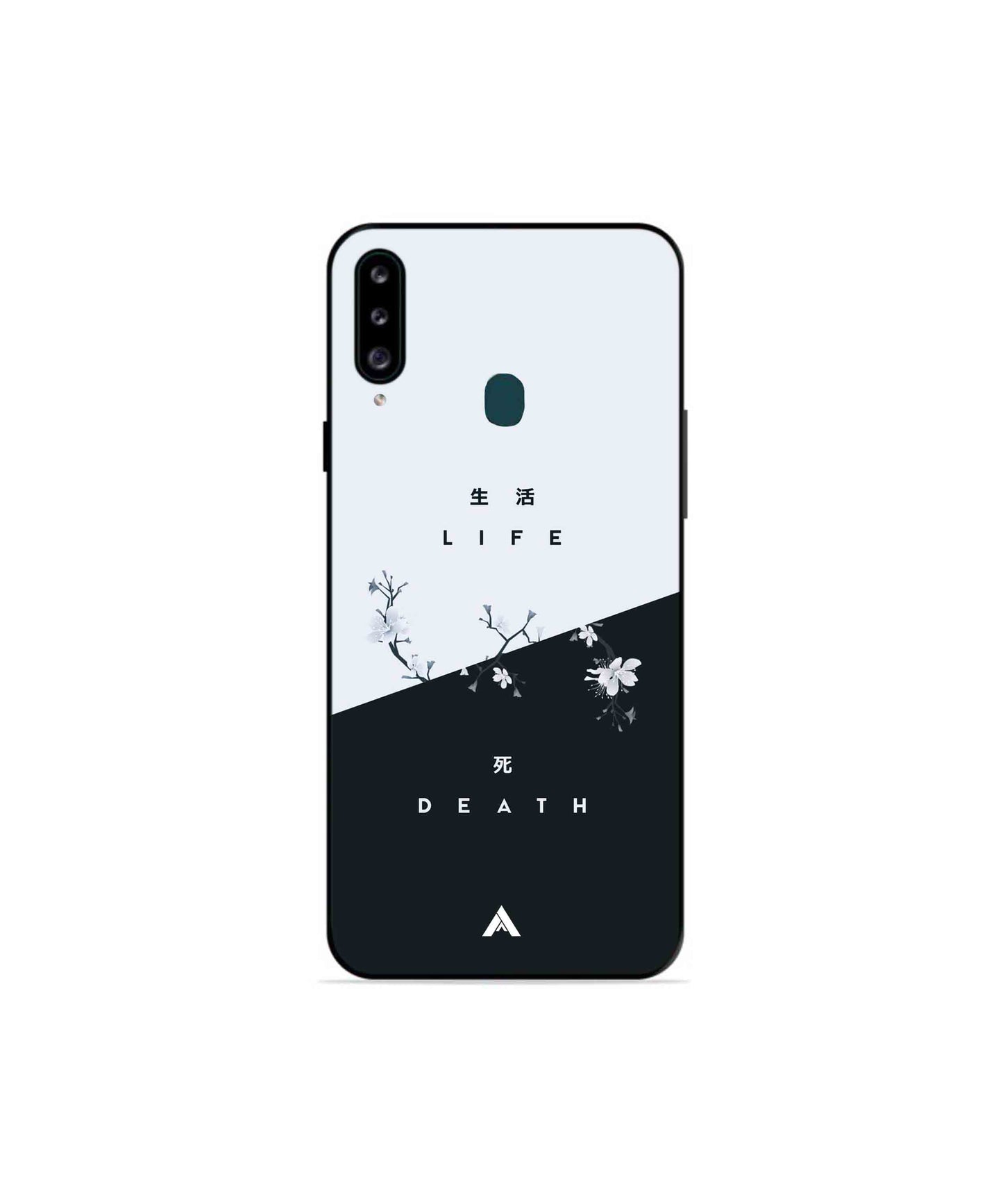 Life Death Metal Back Cover Phone Case for Samsung Galaxy A20s