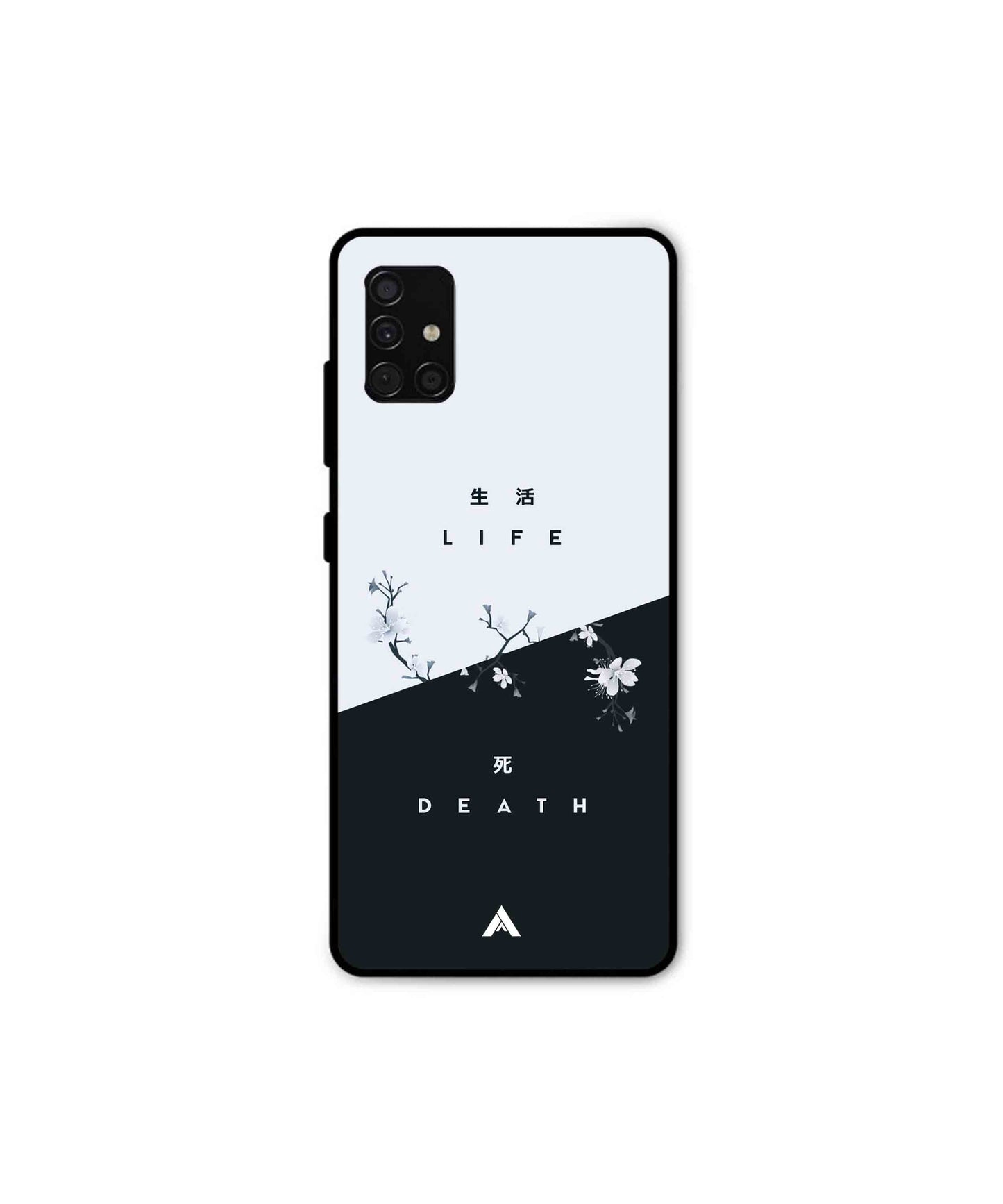 Life Death Metal Back Cover Phone Case for Samsung Galaxy A51