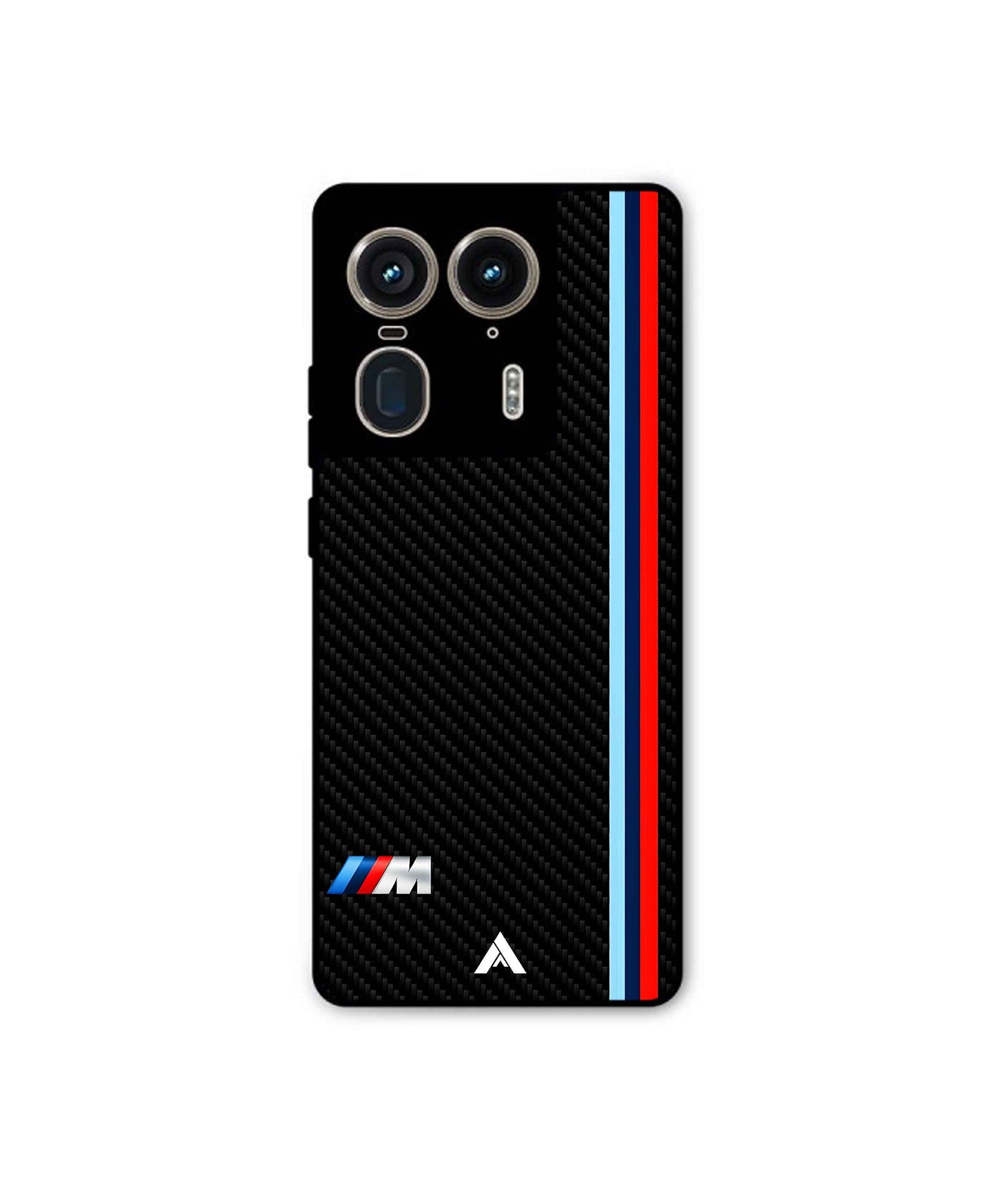 BMW Premium Shockproof Metal Back Cover Case for Moto Edge 50 Ultra