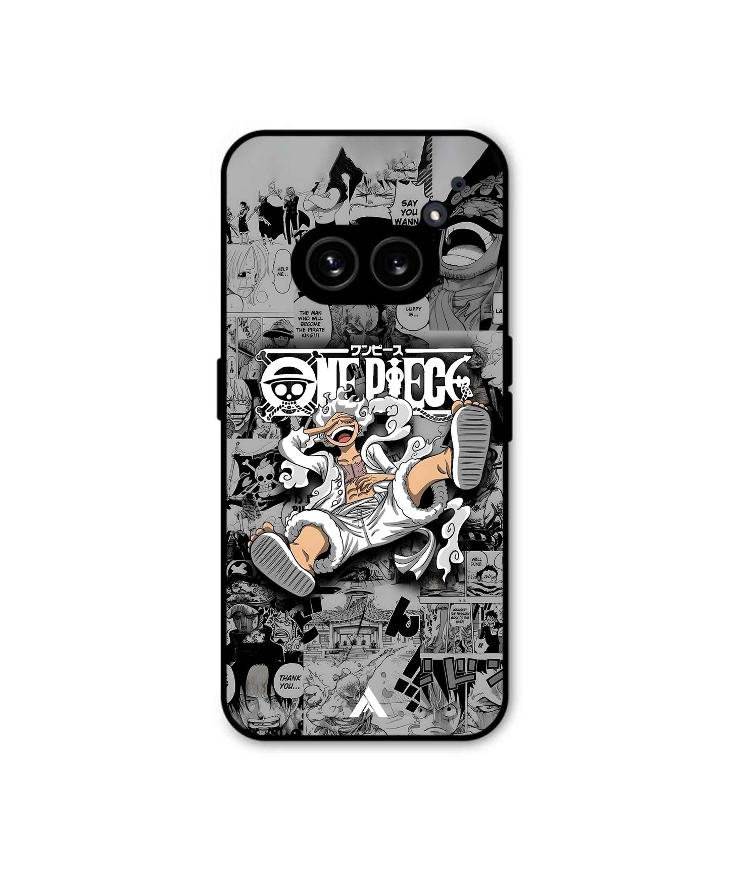 One Piece Luffy Premium Shockproof Metal Back Cover Case for Nothing Phone 2a