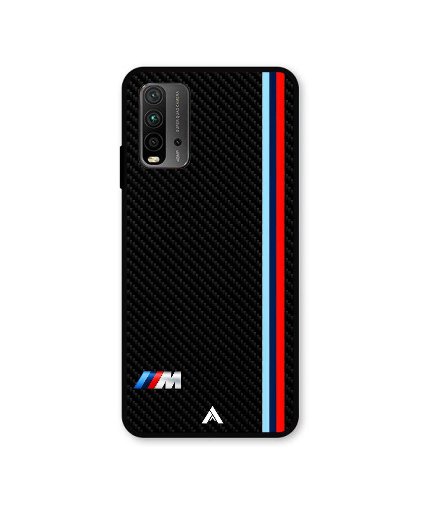 Bmw Premium Shockproof Metal Back Cover Case For Poco M3