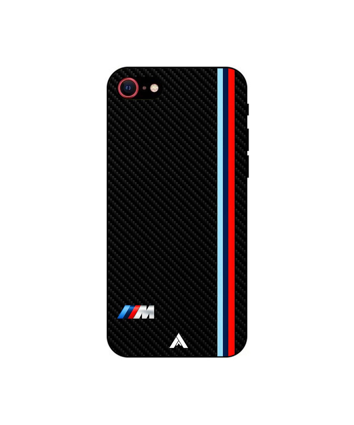 BMW Premium Shockproof Metal Back Cover Case for iPhone 8