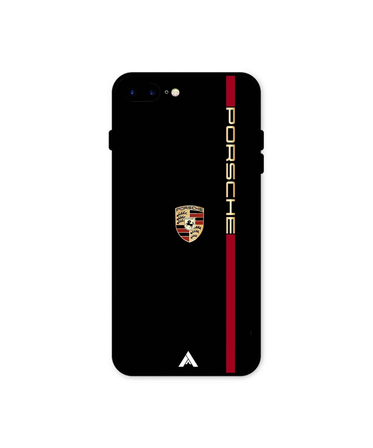Porsche Premium Shockproof Metal Back Cover Case for iPhone 7 Plus
