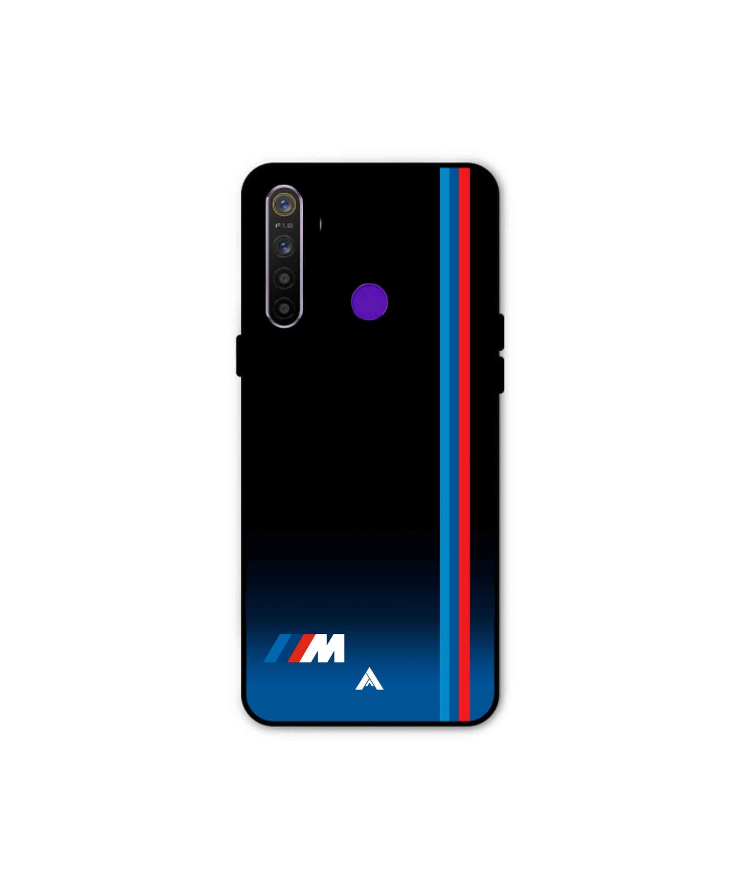 BMW Car Logo 4 Metal Back Cover Phone Case for Realme 5