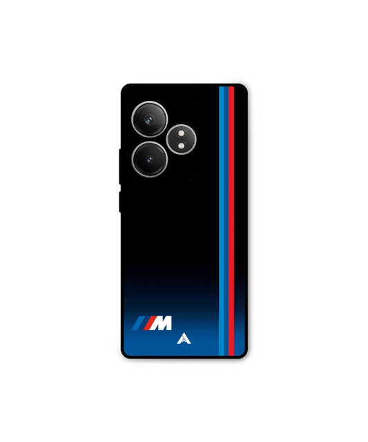 BMW Car Logo 4 Metal Back Cover Phone Case for Realme GT 6T