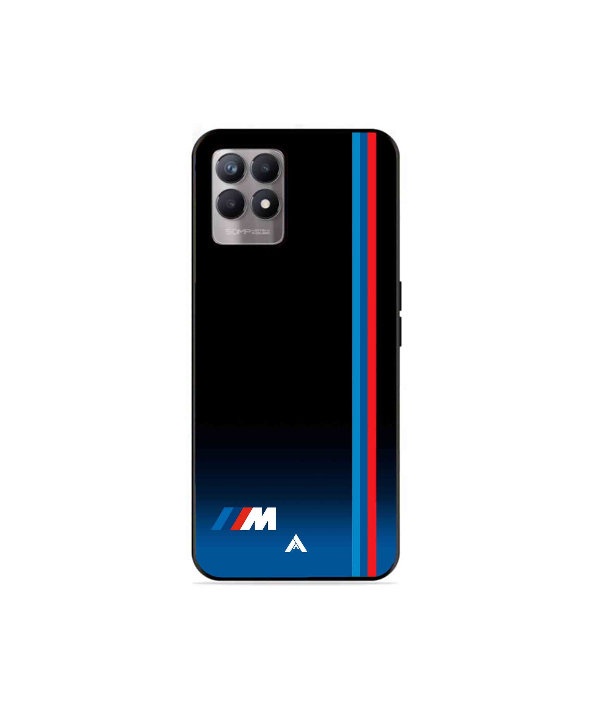 BMW Car Logo 4 Metal Back Cover Phone Case for Realme Narzo 50