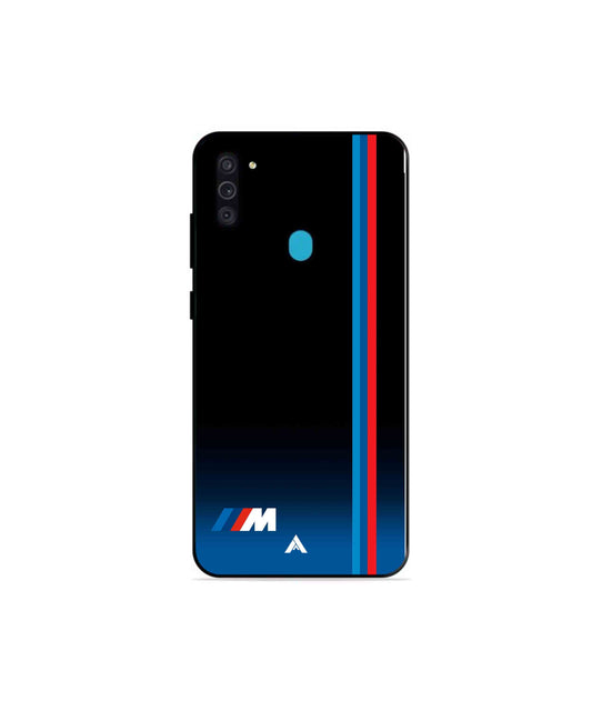 BMW Car Logo 4 Metal Back Cover Phone Case for Samsung Galaxy A11