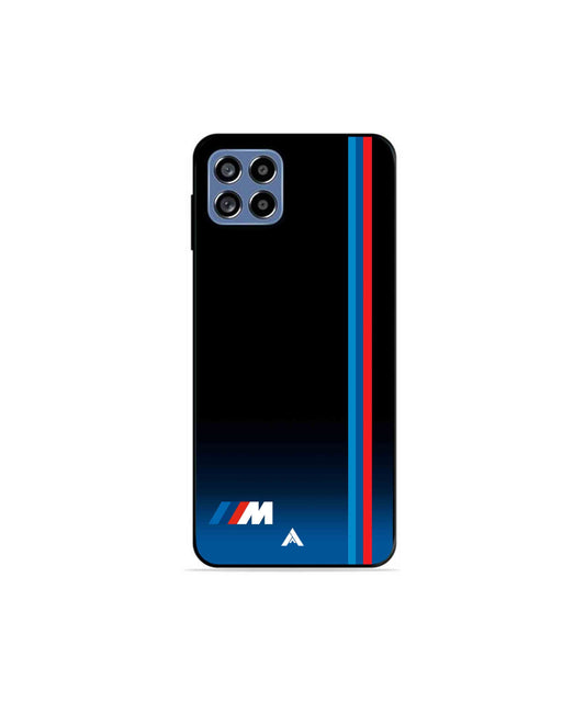 BMW Car Logo 4 Metal Back Cover Phone Case for Samsung Galaxy A22 5G