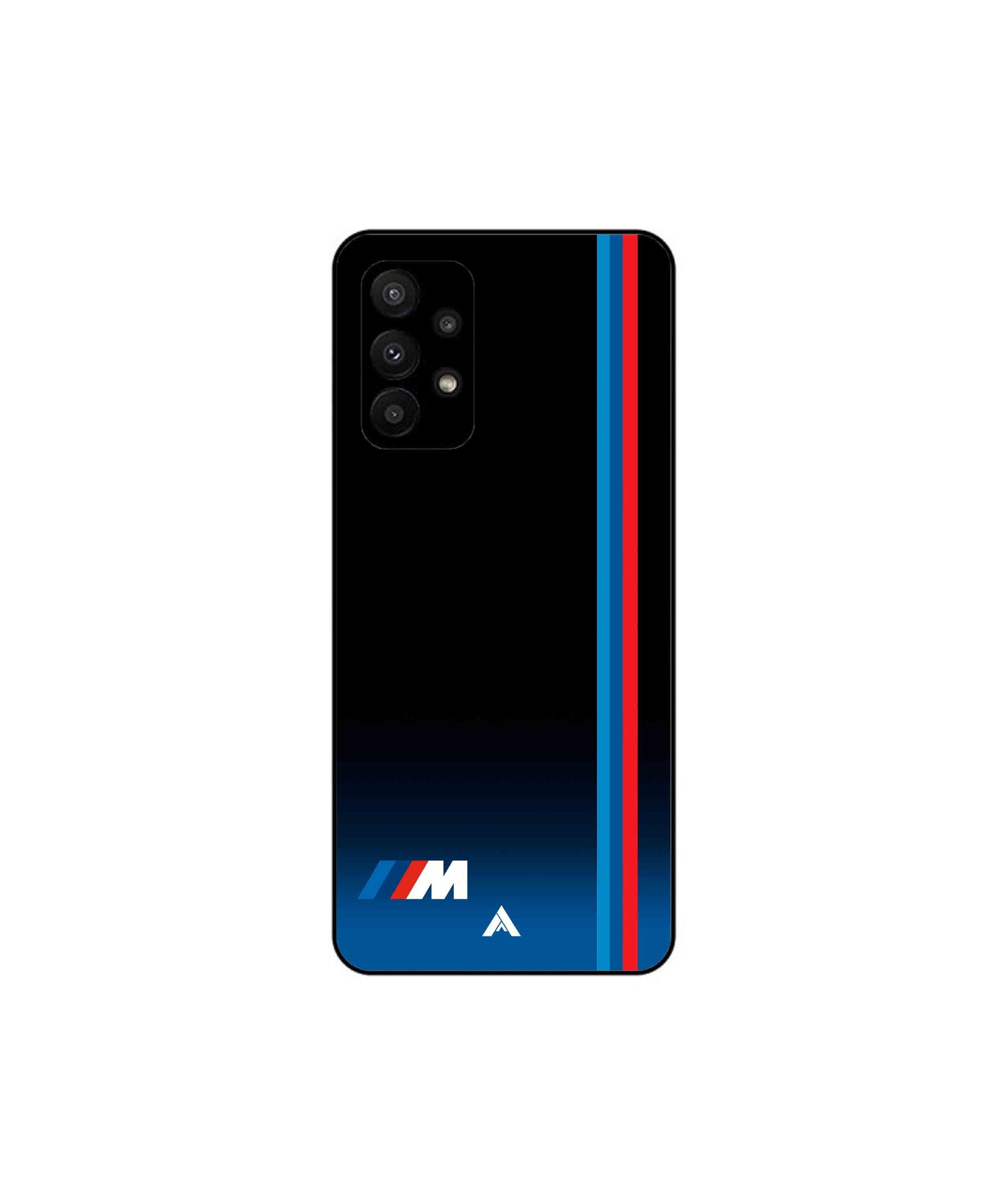 BMW Car Logo 4 Metal Back Cover Phone Case for Samsung Galaxy A23 5G