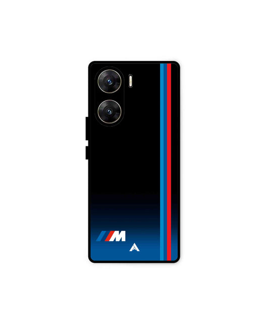 BMW Car Logo 4 Metal Back Cover Phone Case for Vivo v29e