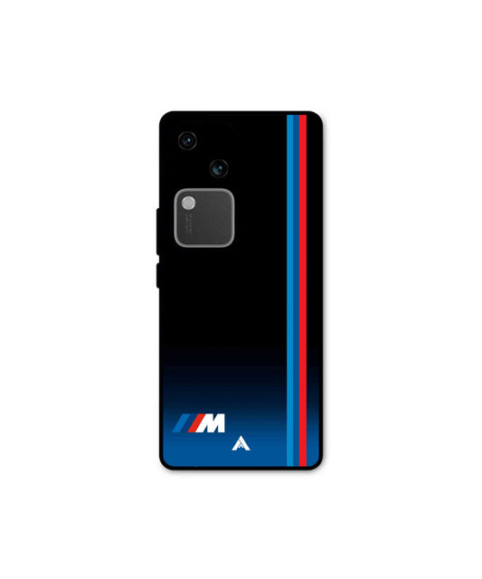 BMW Car Logo 4 Metal Back Cover Phone Case for Vivo v30