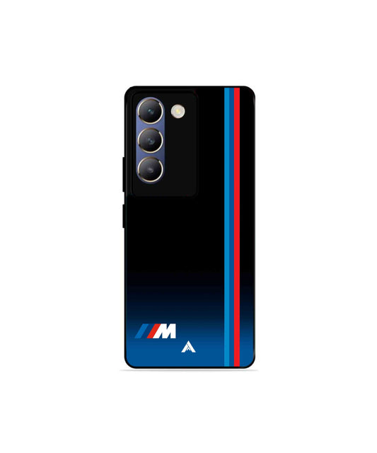 BMW Car Logo 4 Metal Back Cover Phone Case for Vivo v30 Lite