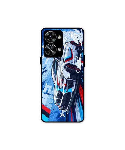 BMW M2 Metal Back Cover Phone Case for Oneplus Nord 2T