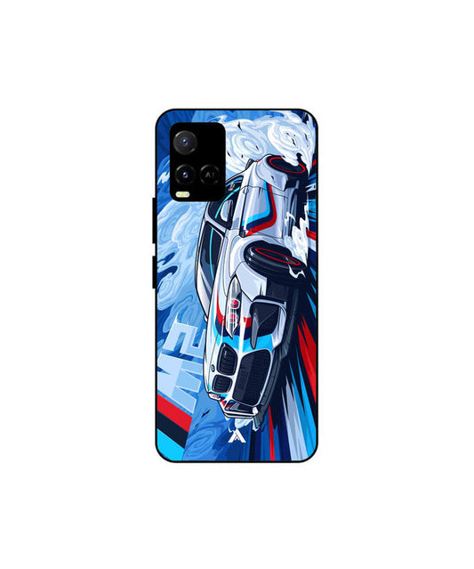 BMW M2 Metal Back Cover Phone Case for Vivo Y36