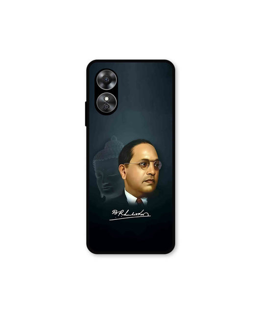 Dr. Bhimrao Ambedkar Metal Back Cover Phone Case for Oppo A17 