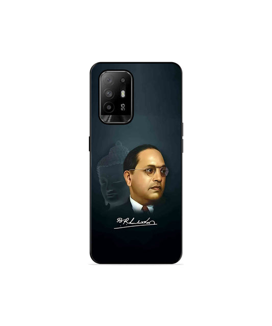 Dr. Bhimrao Ambedkar Metal Back Cover Phone Case for Oppo F19 Pro Plus 