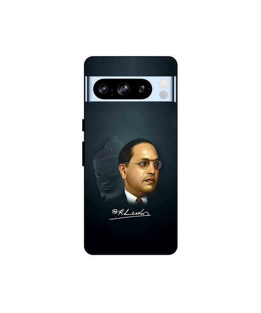 Dr. Bhimrao Ambedkar Metal Back Cover Phone Case for Pixel 8 Pro 