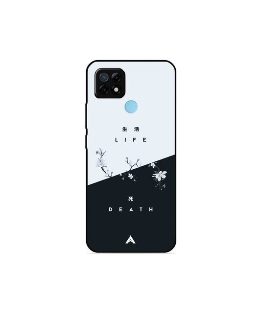 Life Death Metal Back Cover Phone Case for Realme C21Y