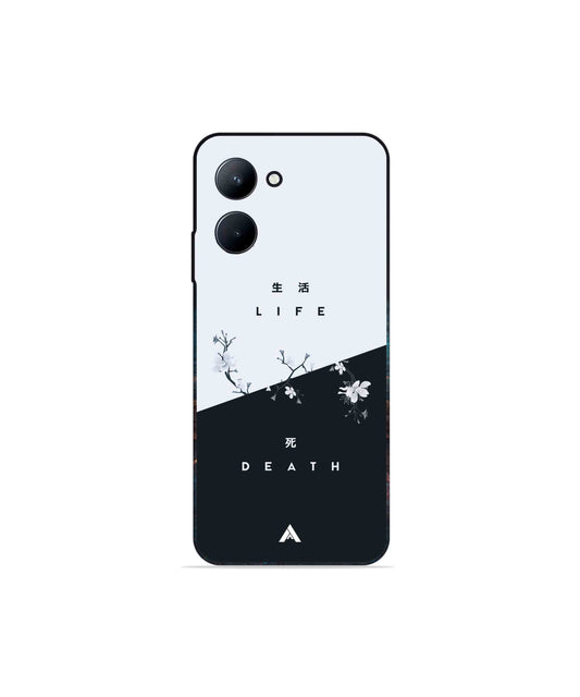 Life Death Metal Back Cover Phone Case for Realme C33