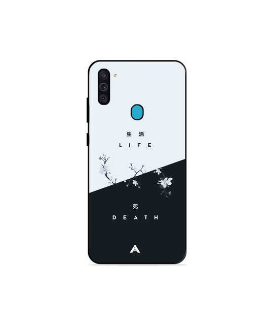 Life Death Metal Back Cover Phone Case for Samsung Galaxy A11