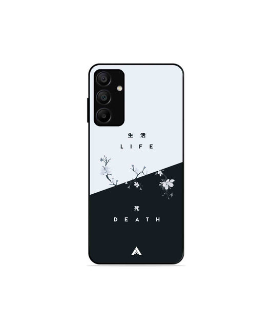Life Death Metal Back Cover Phone Case for Samsung Galaxy A15 5G