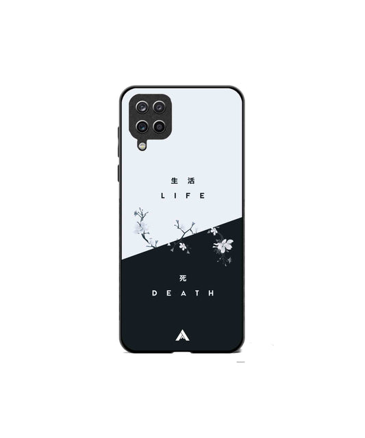 Life Death Metal Back Cover Phone Case for Samsung Galaxy A42