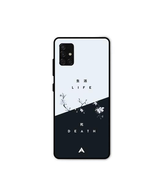 Life Death Metal Back Cover Phone Case for Samsung Galaxy A51