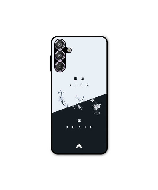 Life Death Metal Back Cover Phone Case for Samsung Galaxy F15