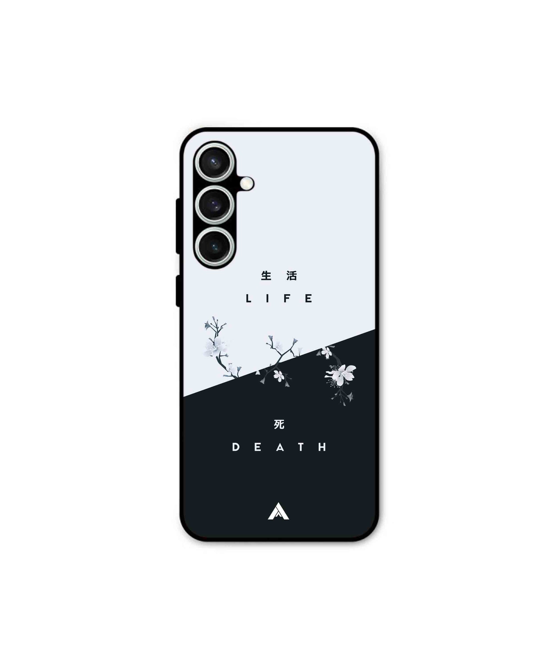 Life Death Metal Back Cover Phone Case for Samsung Galaxy S24 Fe