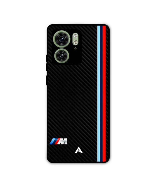 BMW Premium Shockproof Metal Back Cover Case for Moto Edge 40