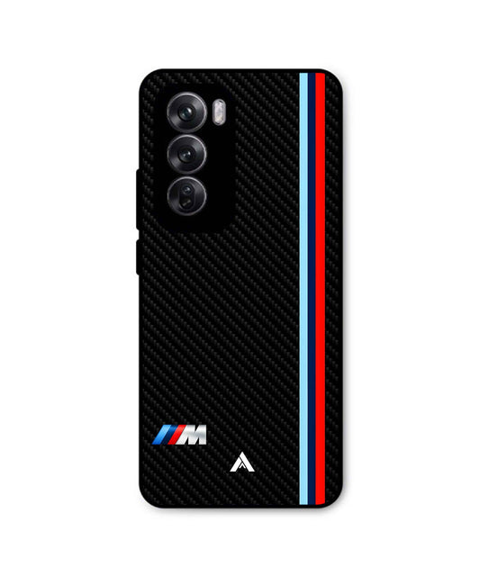 BMW Premium Shockproof Metal Back Cover Case for Oppo Reno 12