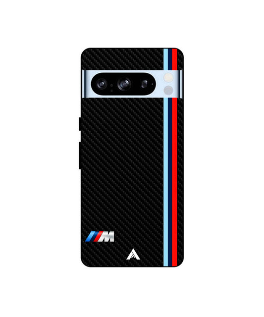 BMW Premium Shockproof Metal Back Cover Case for Pixel 8 Pro