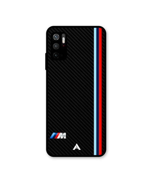 Bmw Premium Shockproof Metal Back Cover Case For Poco M3 Pro