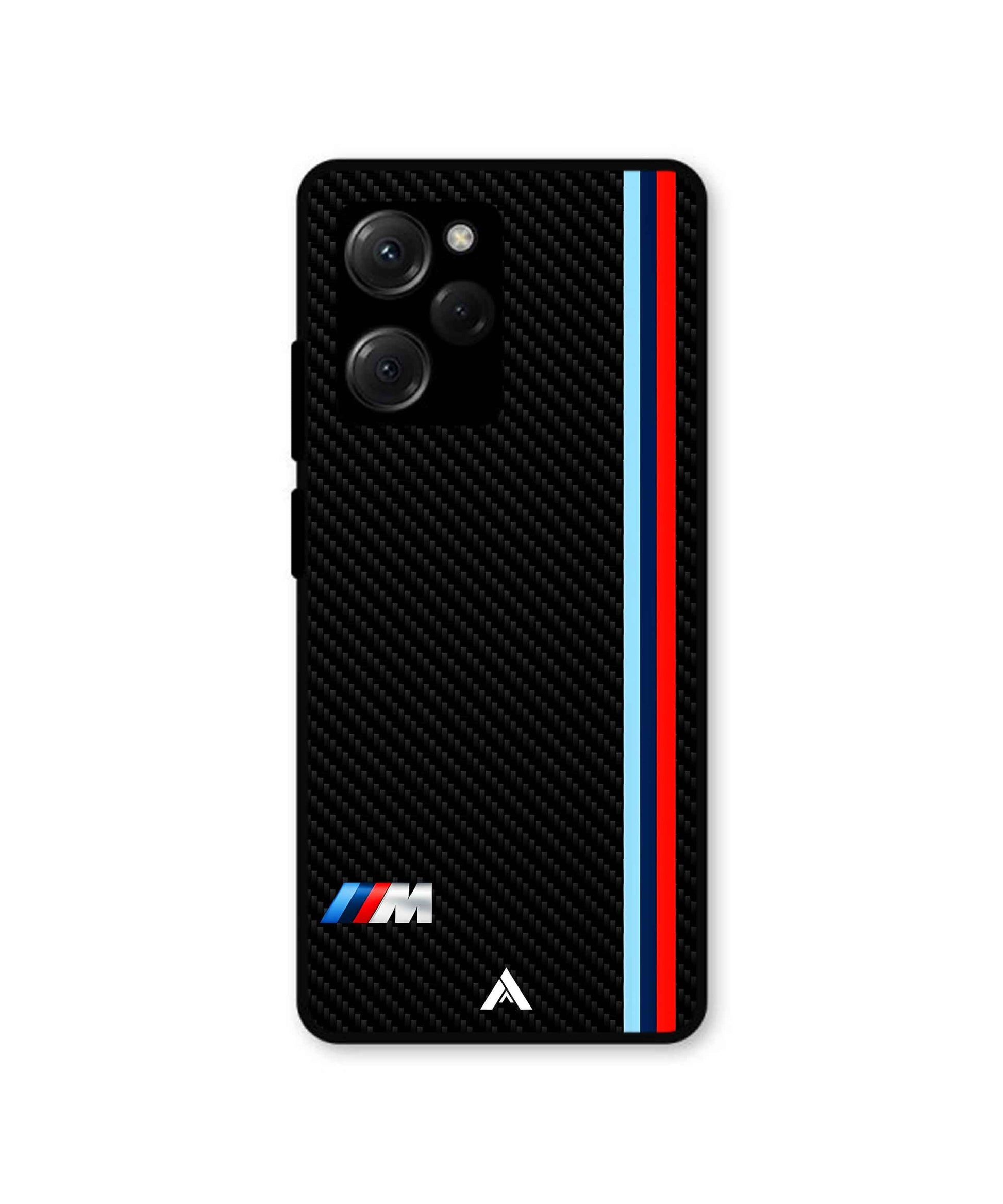 Bmw Premium Shockproof Metal Back Cover Case For Poco X5 Pro