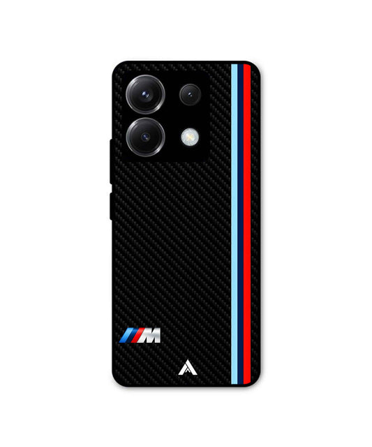 Bmw Premium Shockproof Metal Back Cover Case For Poco X6