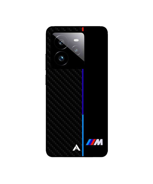 BMW Carbon Fiber Car Logo 2 Metal Back Cover & Phone Case For Realme GT 7 Pro