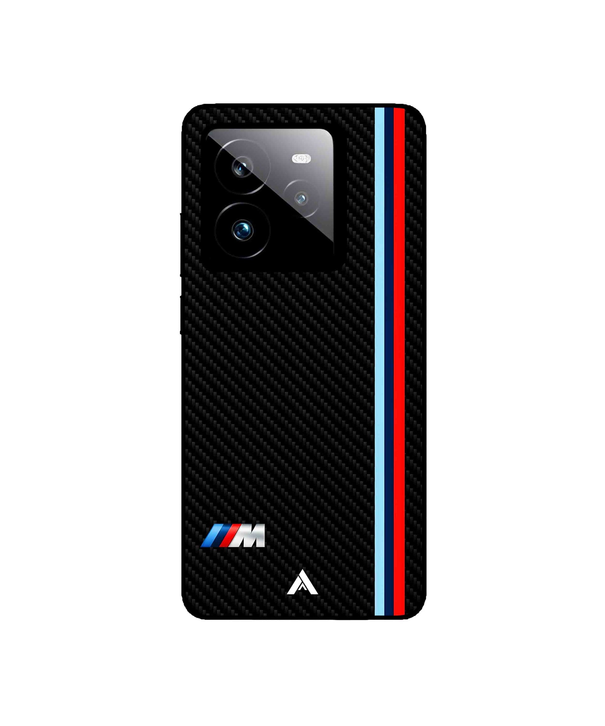 BMW Carbon Fiber Car Logo 1 Metal Back Cover & Phone Case For Realme GT 7 Pro