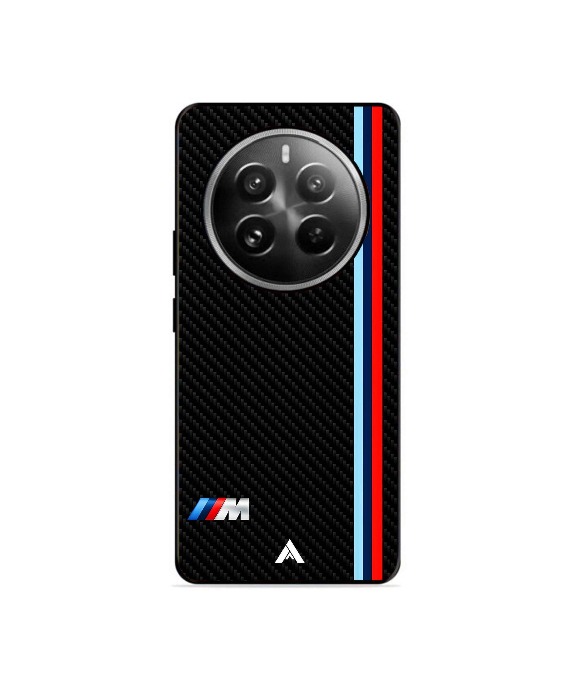 BMW Premium Shockproof Metal Back Cover Case for Realme 12 Pro