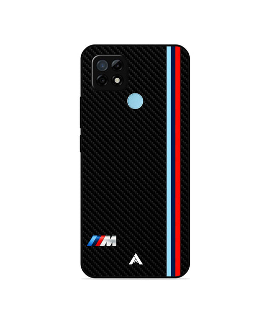 BMW Premium Shockproof Metal Back Cover Case for Realme C21Y