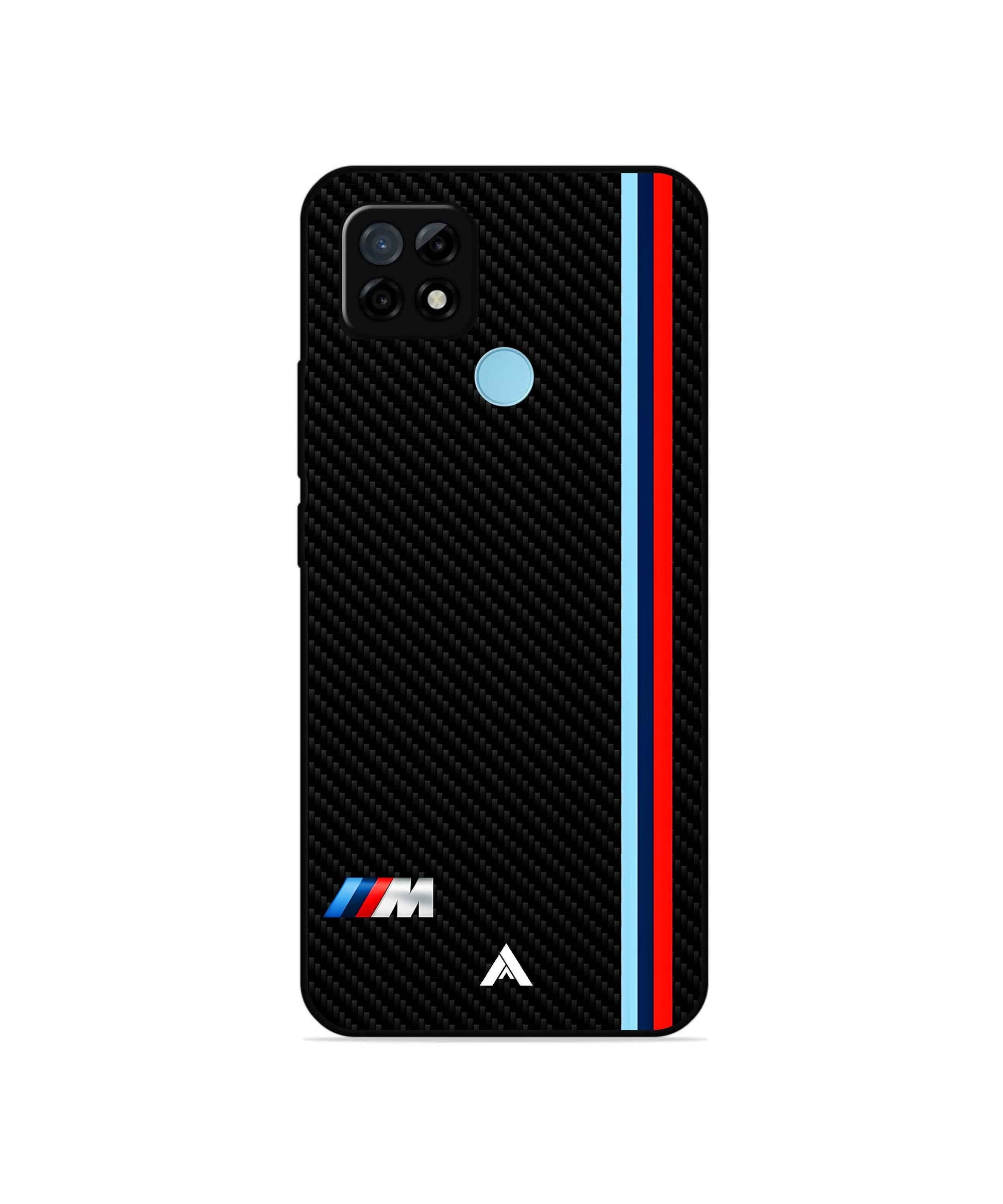 BMW Premium Shockproof Metal Back Cover Case for Realme C25Y