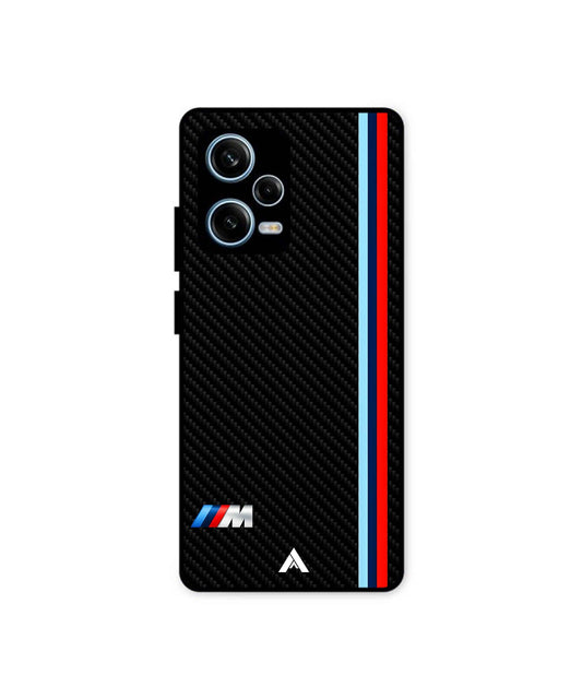 BMW Premium Shockproof Metal Back Cover Case for Redmi Note 12 Pro Plus