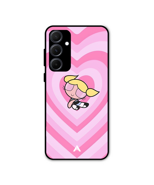 Bubbles Powerpuff Girls Metal Back Cover & Phone Case