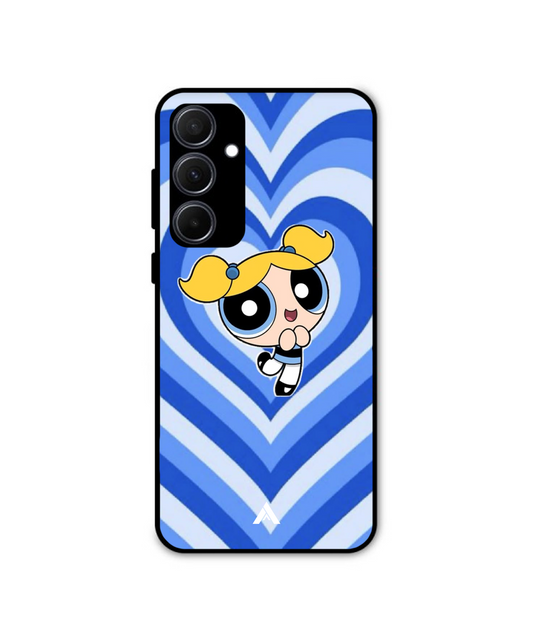 Bubbles Powerpuff Girls Metal Back Cover & Phone Case
