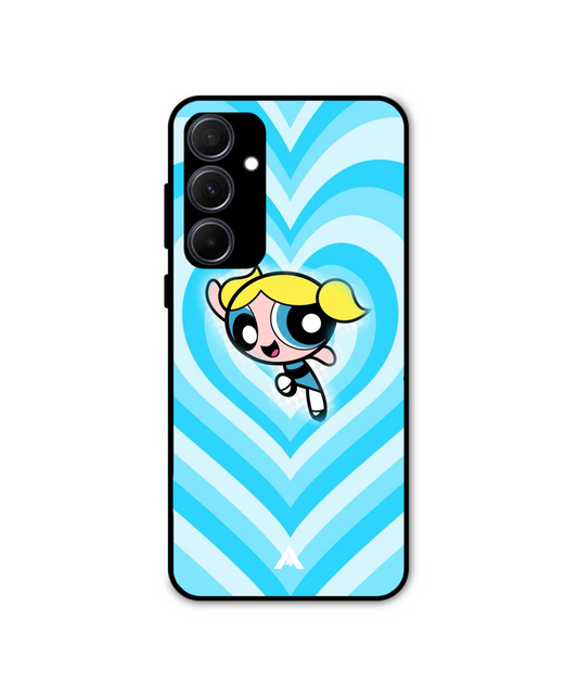 Bubbles Powerpuff Girls Metal Back Cover & Phone Case