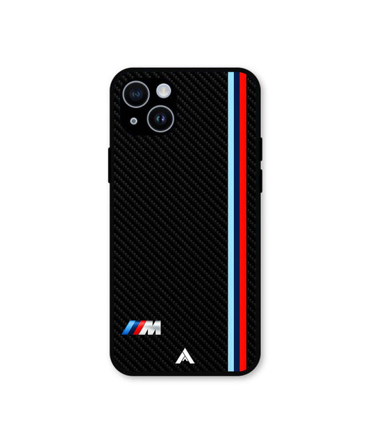 BMW Premium Shockproof Metal Back Cover Case for Apple iPhone 15 Plus