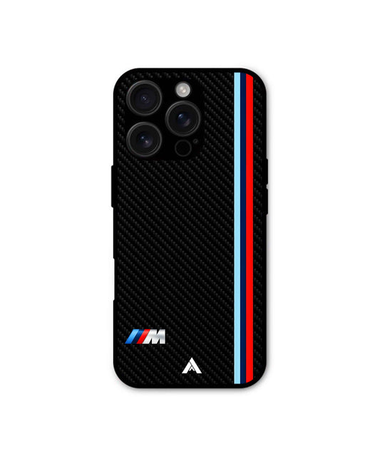 BMW Premium Shockproof Metal Back Cover Case for Apple iPhone 13 Pro